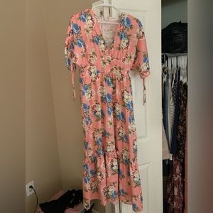 COPY - Goodnight macaroon pink midi dress medium